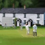 White Coppice Cricket - Procreate on iPad